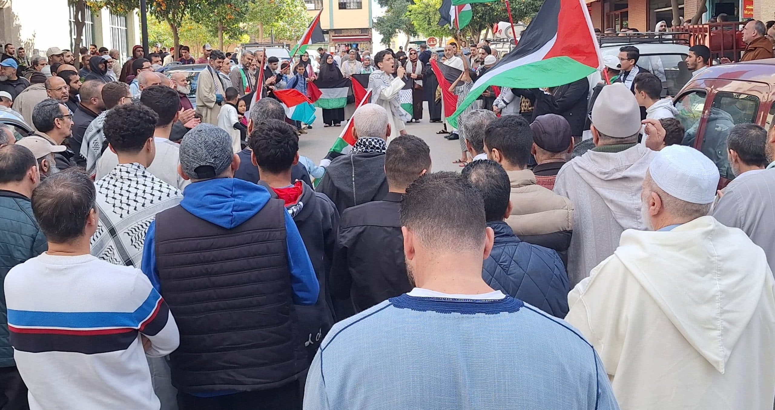 Cover Image for جميعا من أجل إيقاف الإبادة الجماعية بغزة.. شعار احتجاجات جديدة بالمغرب يوم الجمعة