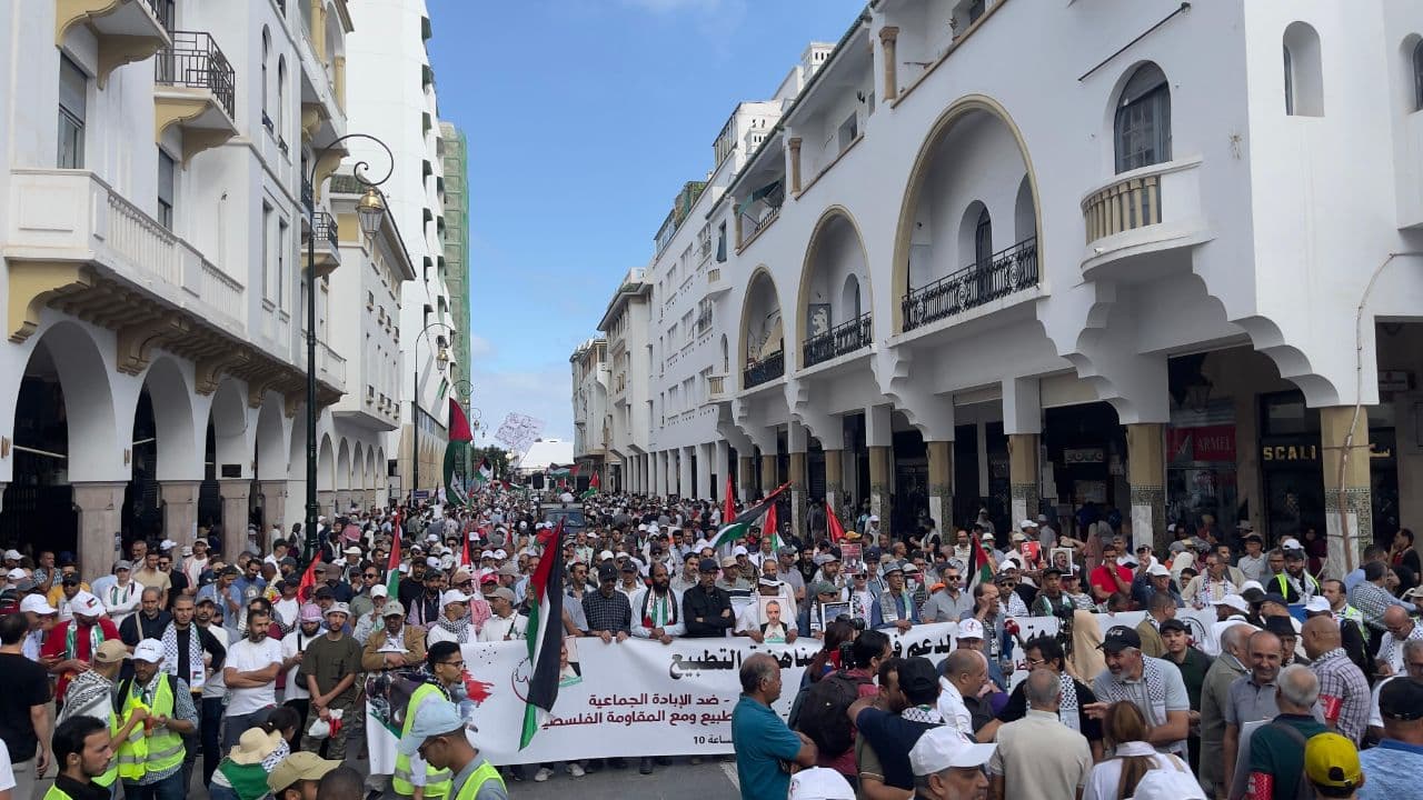 Cover Image for انطلاق المسيرة الوطنية في العاصمة الرباط تخليدا لذكرى الطوفان