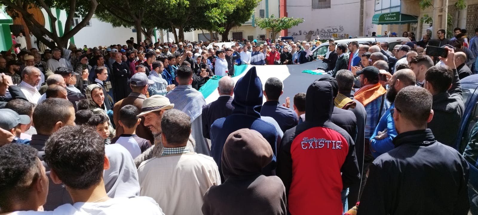 Cover Image for في موقف مشهود.. الشعب المغربي يواصل احتجاجاته لليوم الثالث تنديدا باقتحام المسجد الأقصى